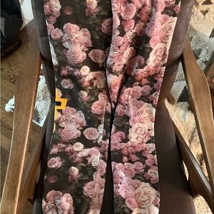 drew house pink and brown floral lounge shorts with yellow drawstring